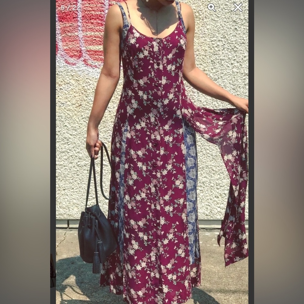 Cinq à Sept Cinq a Sept Nathalia layered floral maxi dress size 2